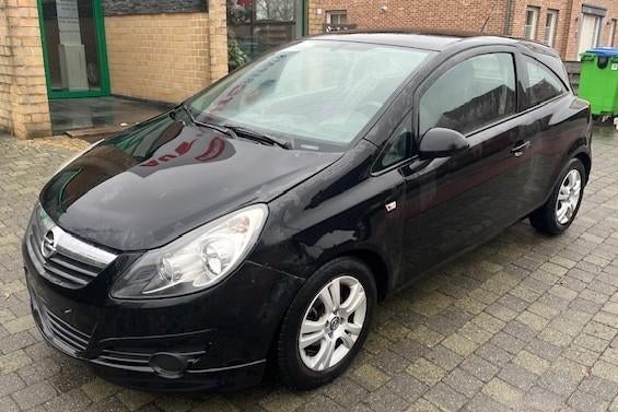 Opel Corsa * 1J GARANTIE * GEKEURD * LEZ OK * TOPSTAAT, Auto's, Euro 5, Metaalkleur, Zwart, Bedrijf
