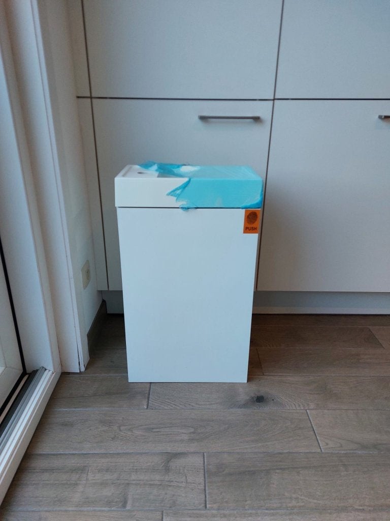 Lavabo met kastje, kraan en spiegel, Ophalen, Zo goed als nieuw, Kraan