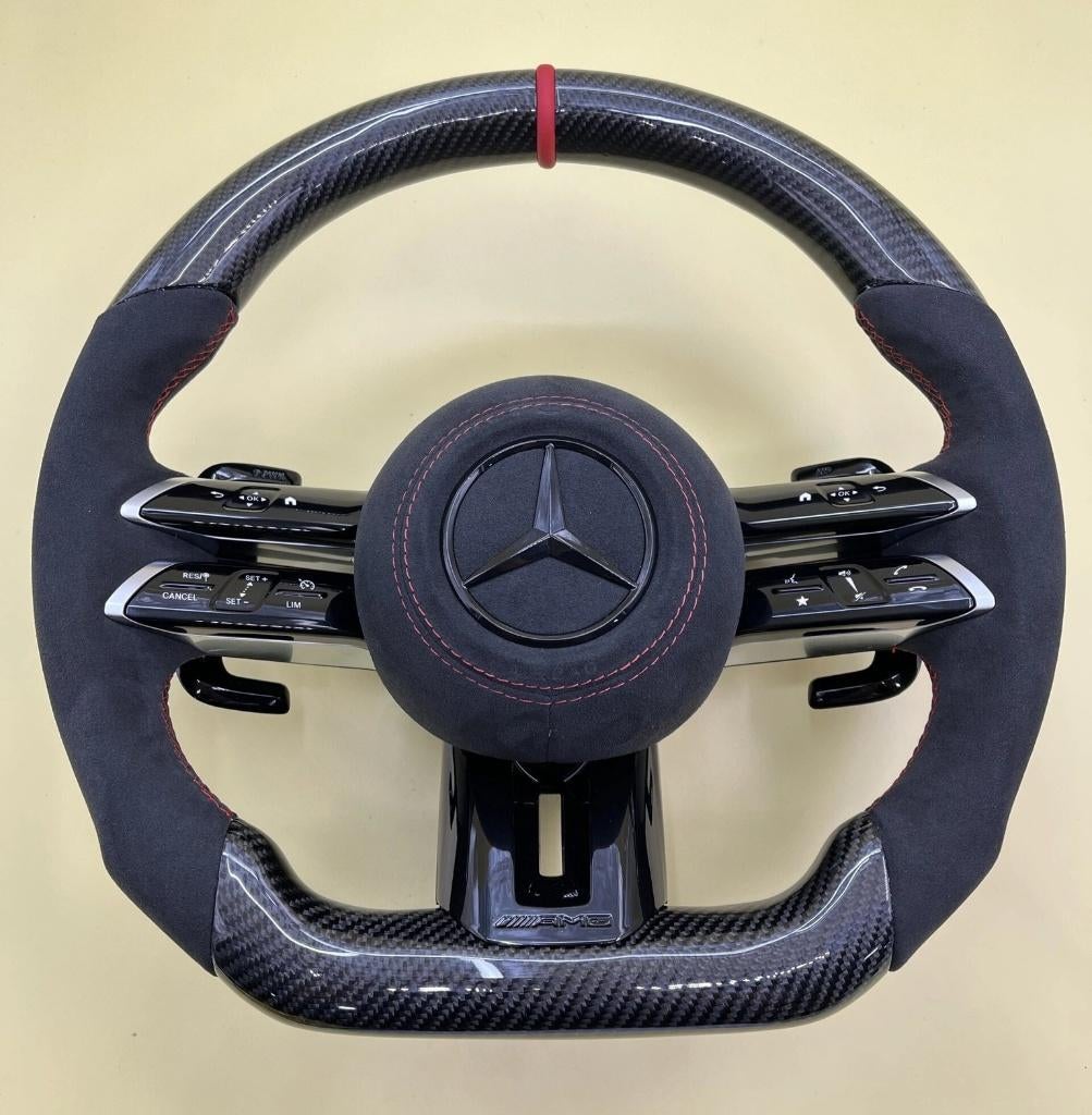 Volant AMG amélioré en carbone Alcantara Mercedes Dragonfly, Enlèvement ou Envoi, Neuf, Mercedes-Benz