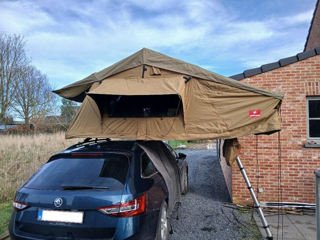 Daktent, Caravans en Kamperen, Ophalen, Zo goed als nieuw, Tot en met 4