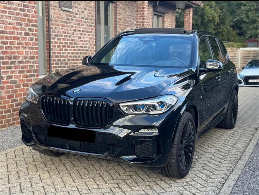 Bmw X5 X drive 45e Full option!, Auto's, Automaat, Parkeerassistent, Zwart, Leder