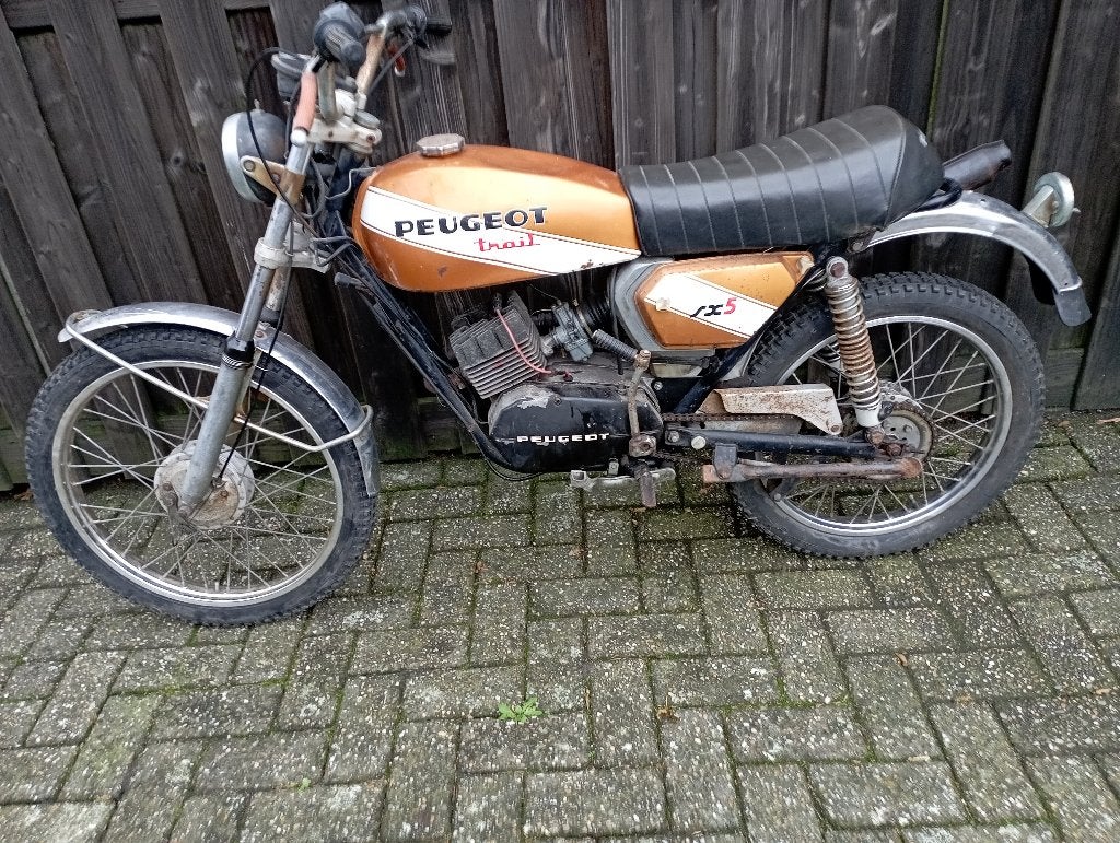 PEUGEOT OFF ROAD OLDTIMER, Fietsen en Brommers, Klasse B (45 km/u), 50 cc, 5 versnellingen, Ophalen