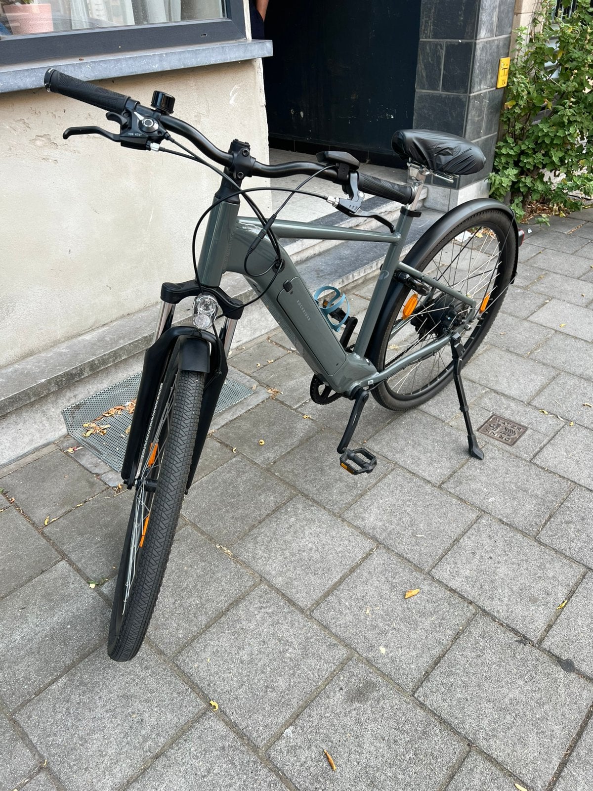 Decathlon Rockrider E-ACTV Elektrische hybride fiets topstaa, Ophalen, Zo goed als nieuw, Versnellingen