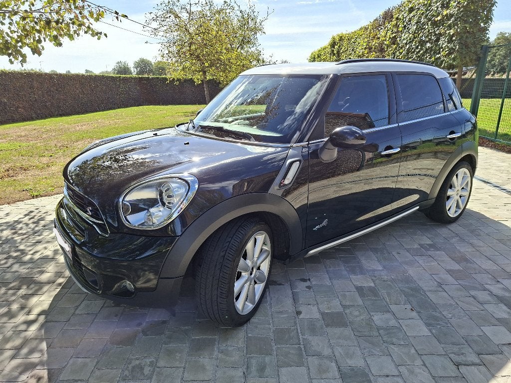 Mini cooper countryman SD  ALL4, Automaat, Zwart, Leder, 105 kW