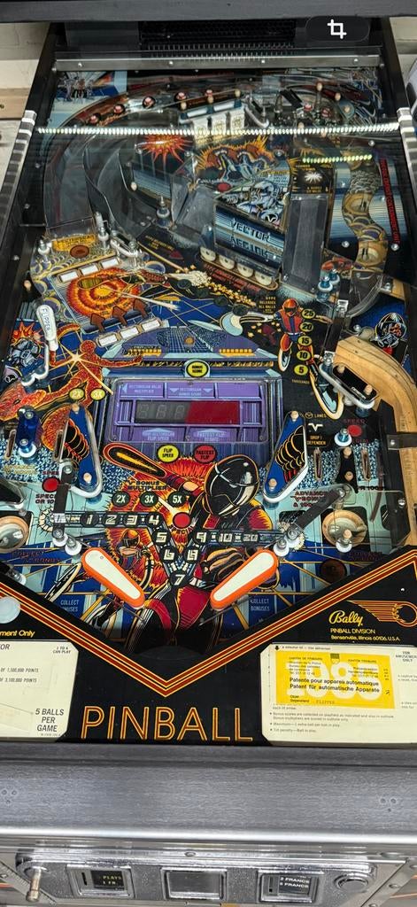 Flipperkast vector, Collections, Enlèvement, Comme neuf, Flipper (jeu)