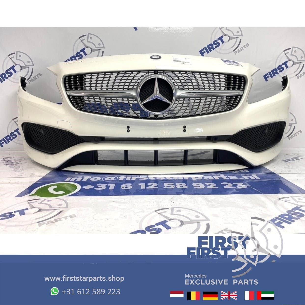 W176 FACELIFT AMG Voorbumper WIT Mercedes A Klasse 2018 comp, Utilisé, -, Avant, -