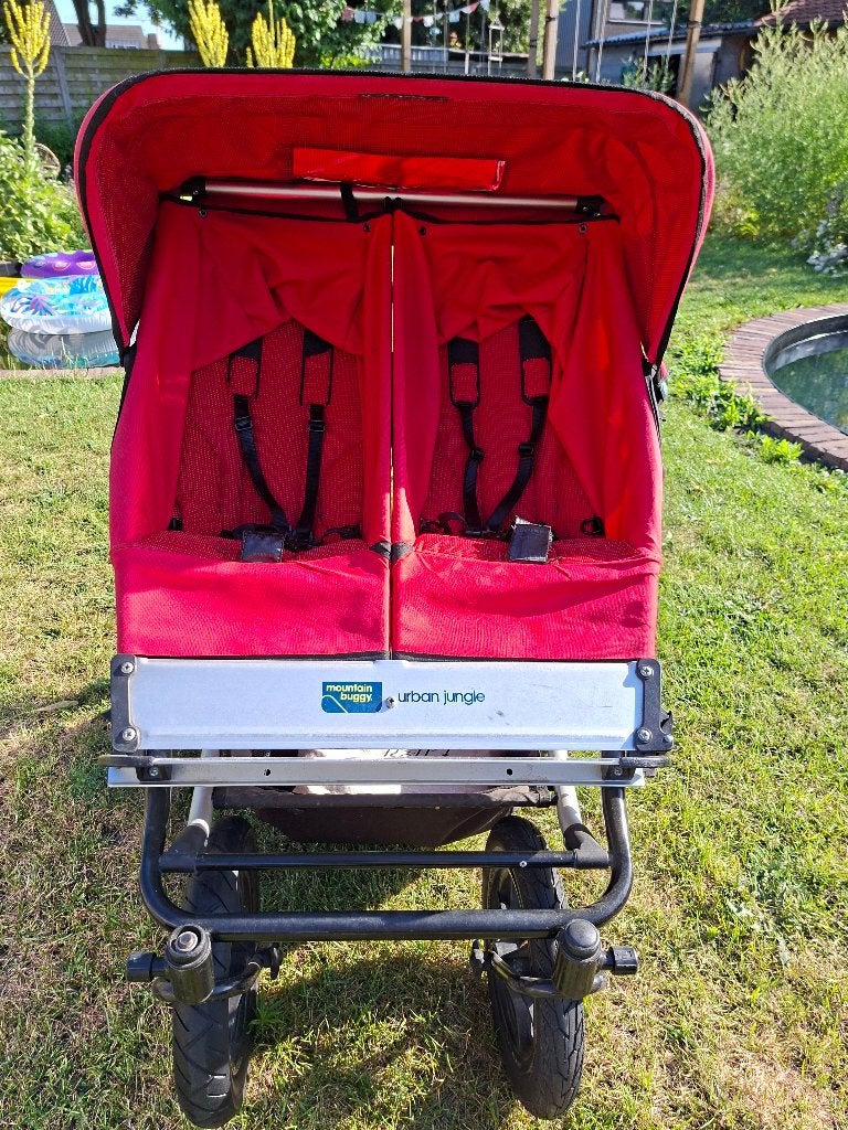 Mountain Buggy duet urban jungle, Kinderen en Baby's, Ophalen, Gebruikt, Overige merken, Verstelbare rugleuning