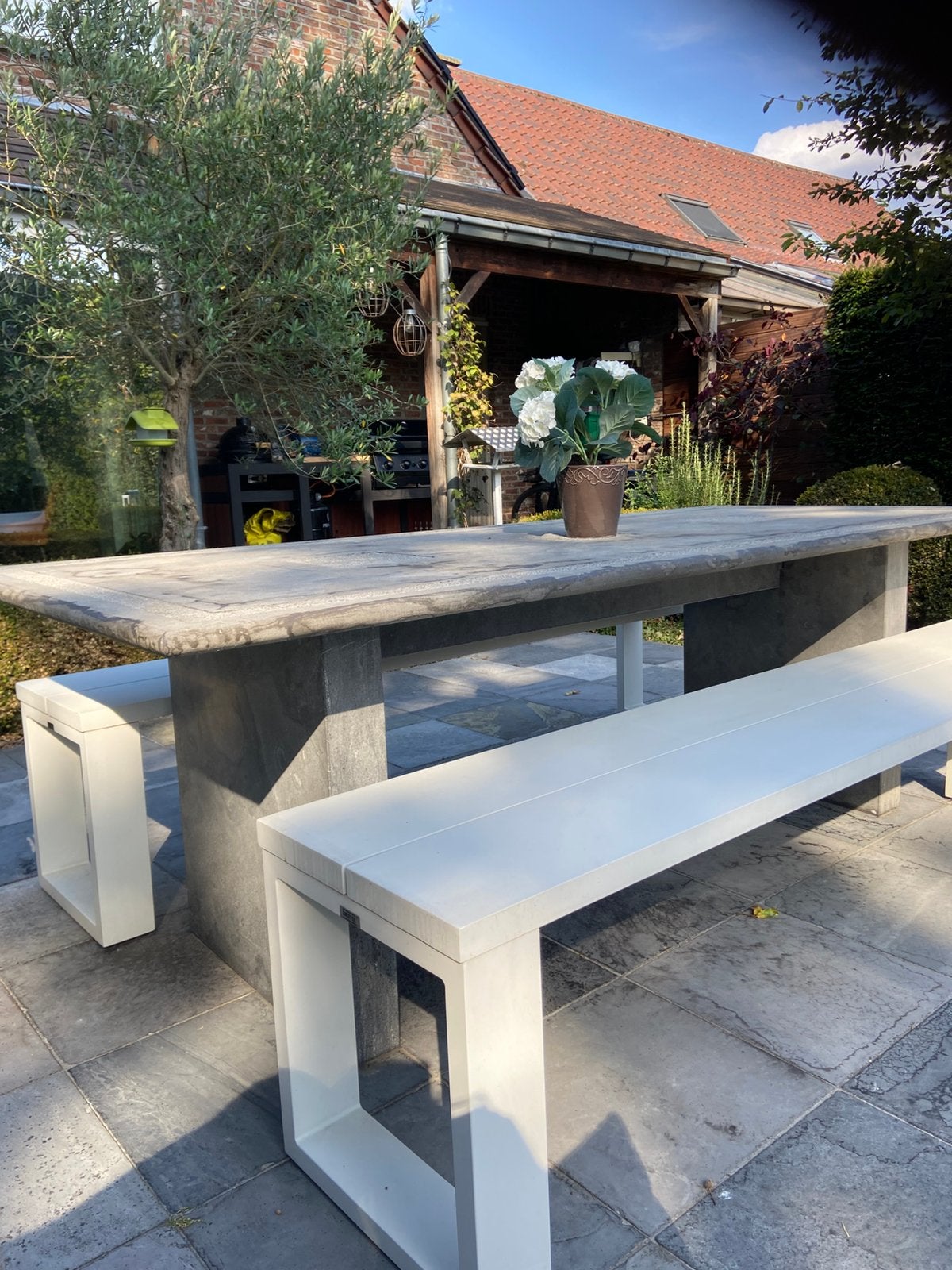 Arduinen tafel 1 m op 2.20 m, Ophalen, Zo goed als nieuw