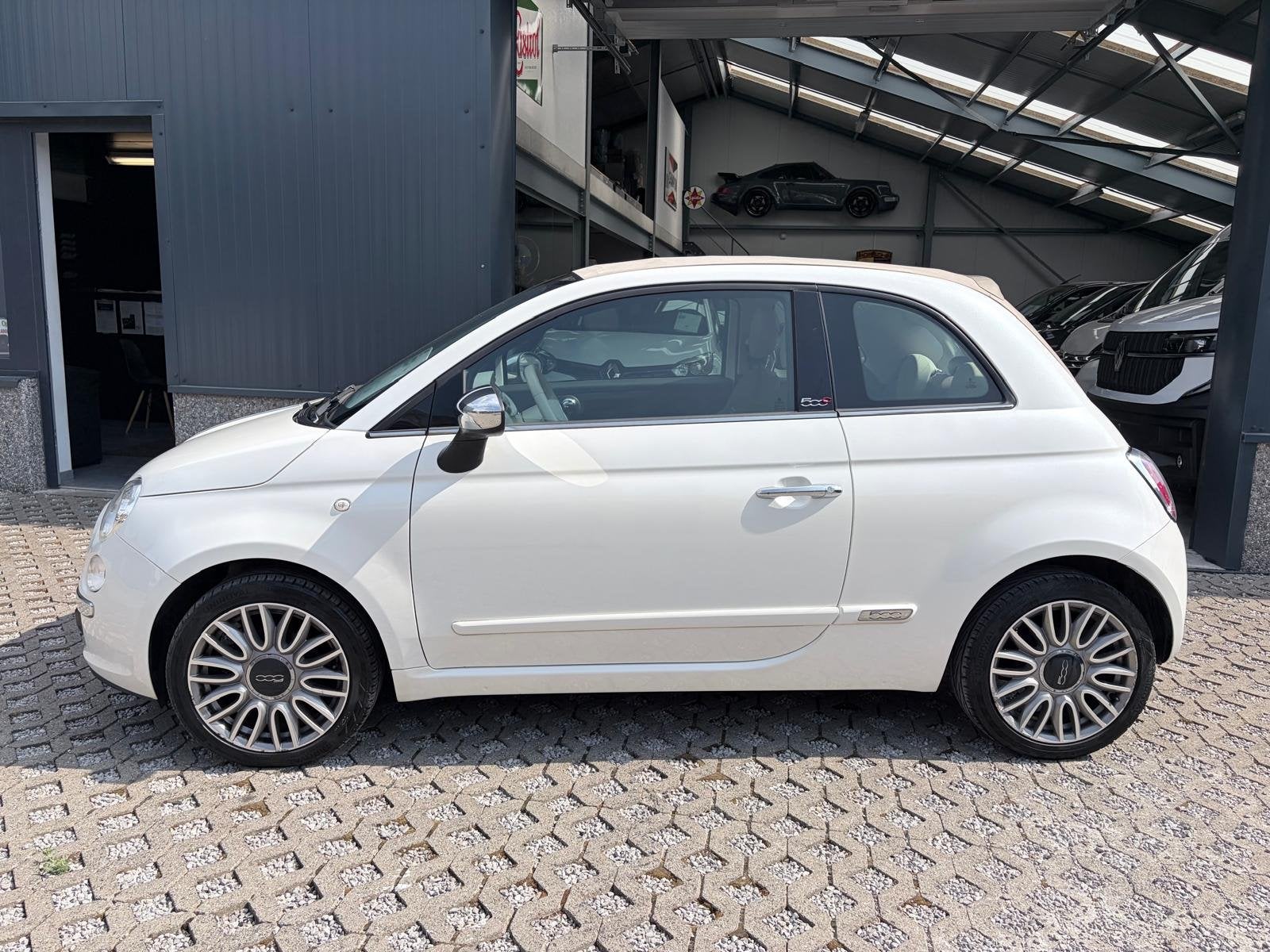 Fiat 500C Cabrio - Benzine, Autos, Fiat, Cuir, Achat, 4 cylindres, Blanc
