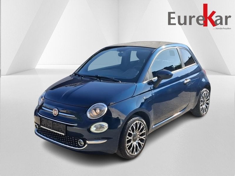 Fiat 500C 1.0 HYBRID, Auto's, Euro 6, Electronic Stability Program (ESP), Cabriolet, Blauw