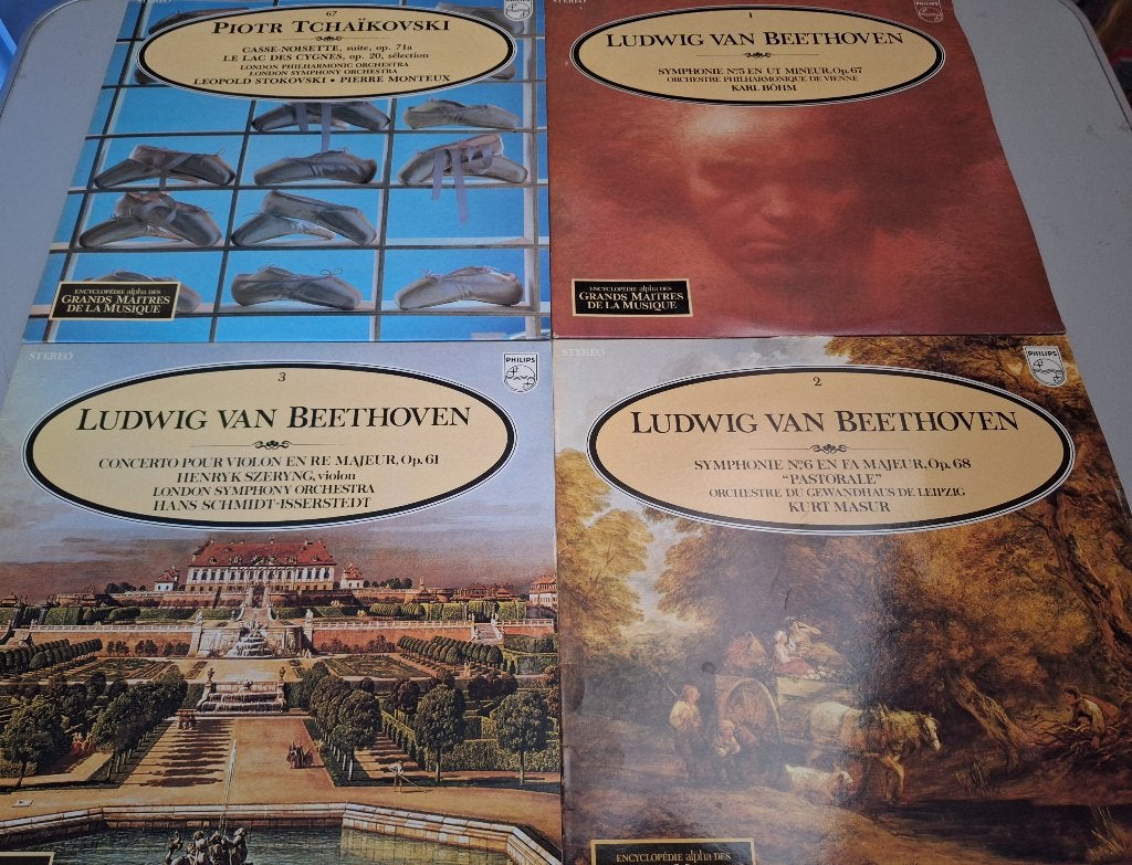 Lot 80 x Lp's Vinyl Grands Maîtres De La Musique - Philips, Enlèvement ou Envoi, Utilisé, Musique de chambre, Classicisme