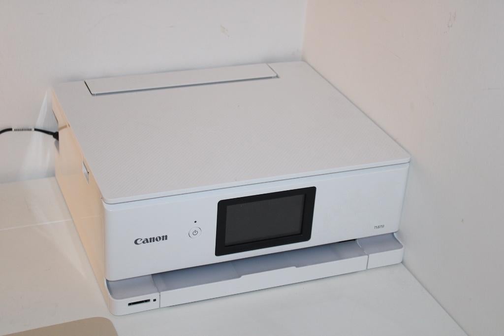 Canon PIXMA TS8751 Printer | Wifi | Zo goed als nieuw, Computers en Software, Printers, Nieuw, All-in-one, Inkjetprinter, Faxen