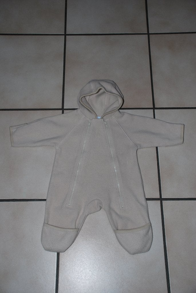 Bébé Combinaison Pilote Manteau en polar beige T62 ou 2/3M, Bout'chou, Garçon ou Fille, Enlèvement ou Envoi, Comme neuf