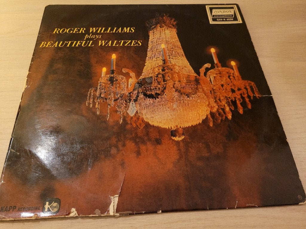 disque vinyl 33 tours roger williams plays beautifeul waltze, Ophalen of Verzenden, Zo goed als nieuw, Jazz