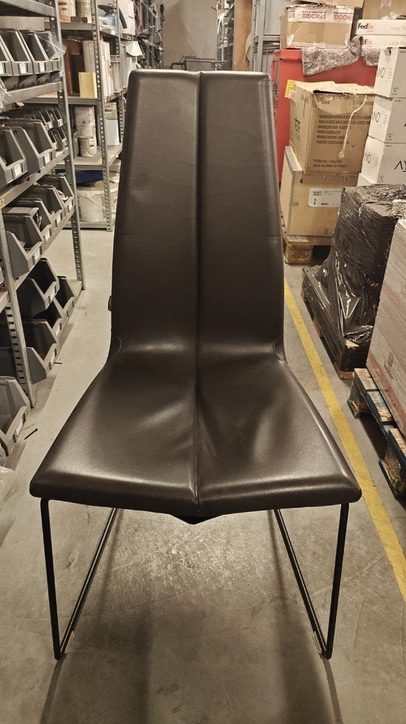 6 Montis eetkamerstoelen, Ophalen, Bruin, Zo goed als nieuw, Vijf, Zes of meer stoelen