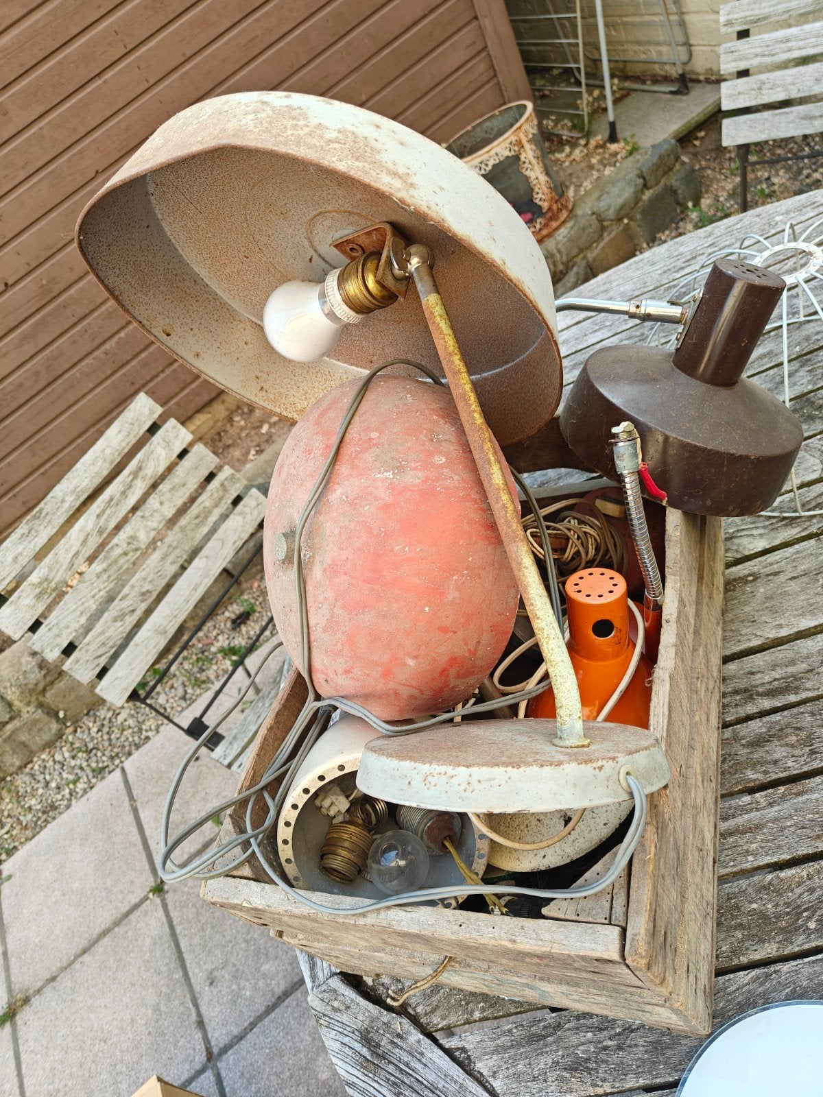 vintage lampen GRATIS af te halen, Ophalen
