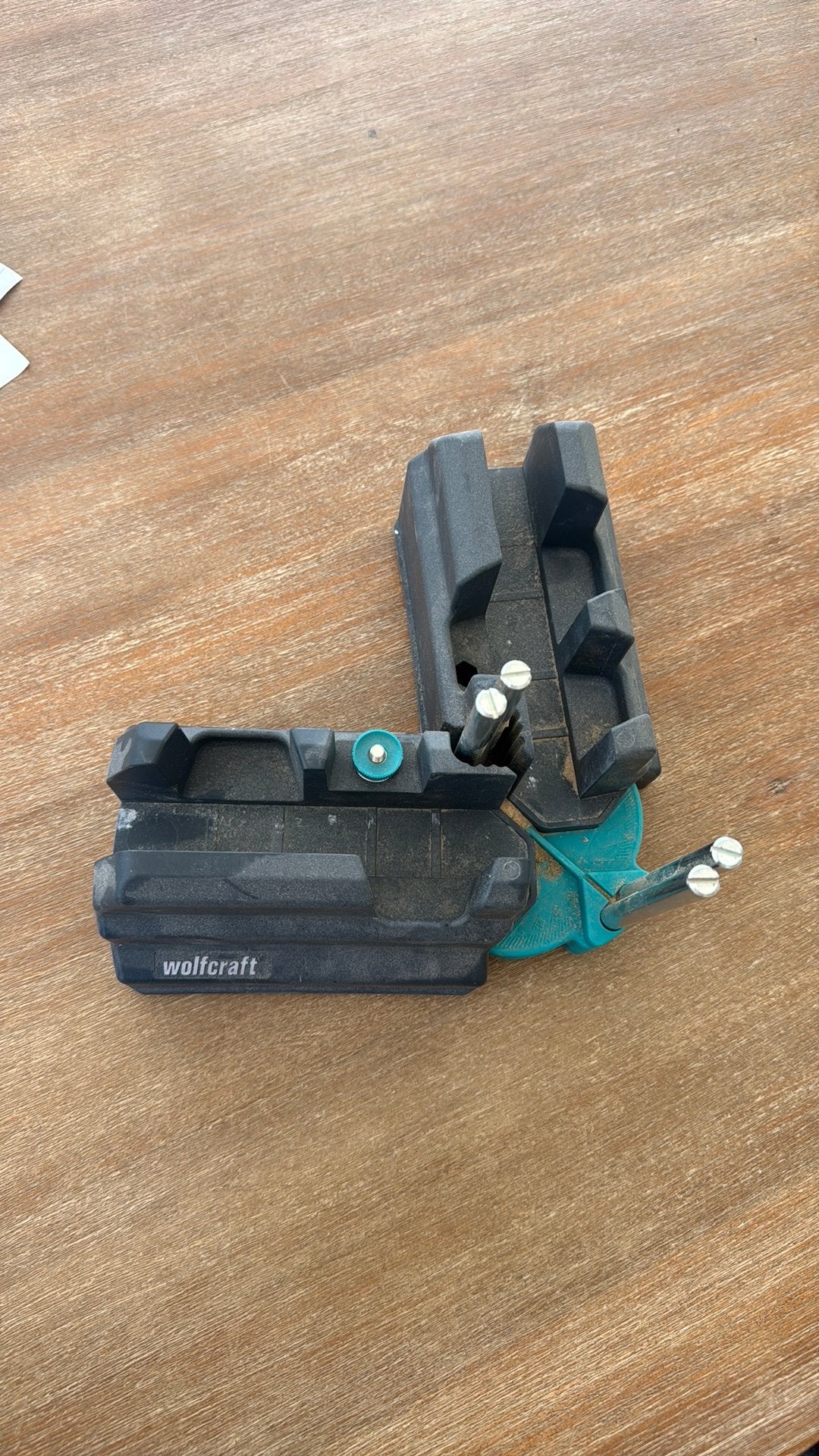 Verstekbak wolfcraft, Ophalen