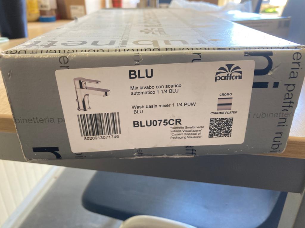 Lavabo mengkraan, Doe-het-zelf en Bouw, Sanitair, Ophalen, Nieuw, Chroom