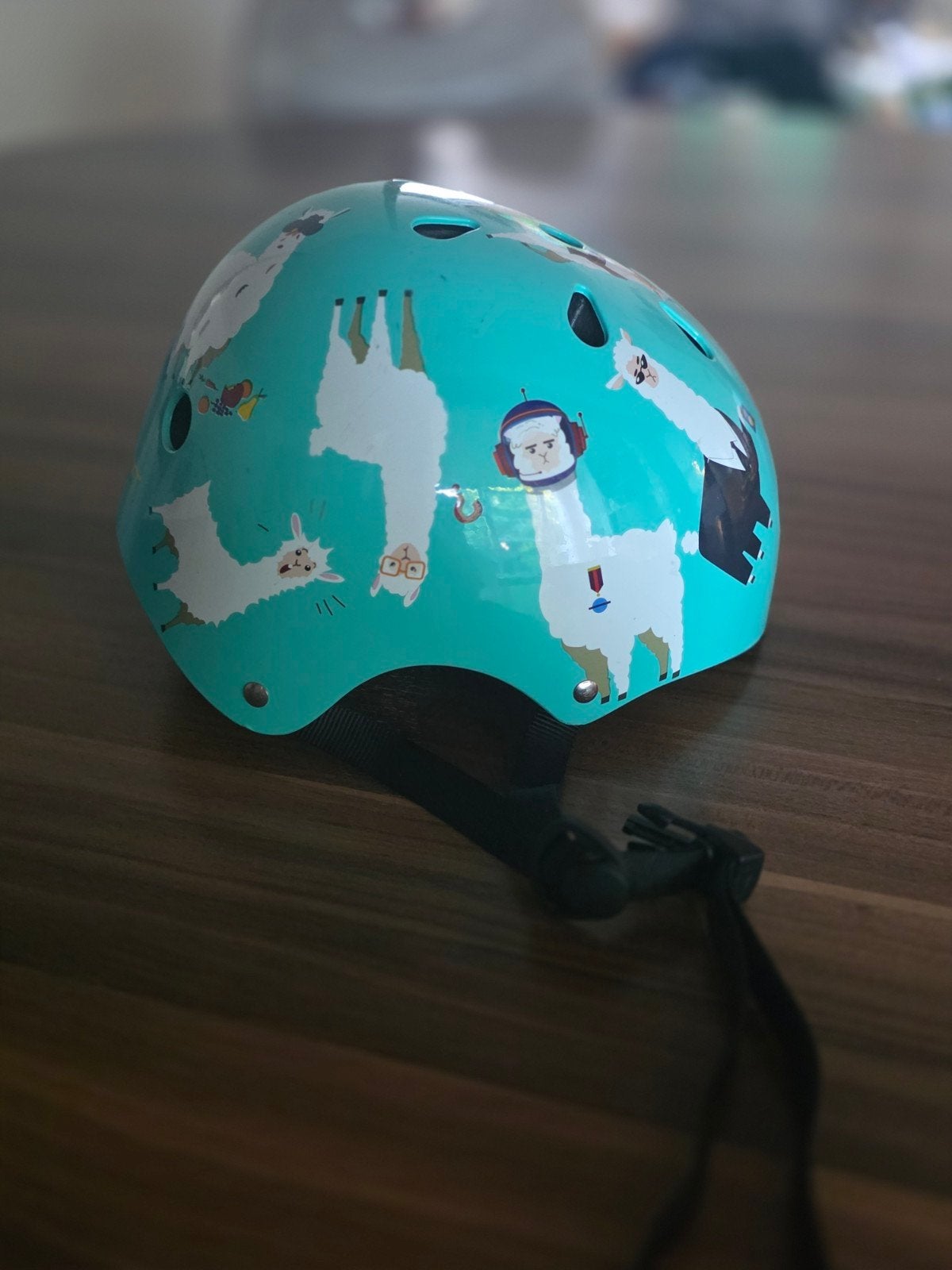 Kinderhelm Hornit Lama, Fietsen en Brommers, Fietsaccessoires | Fietshelmen, Hornit, Jongen of Meisje, Zo goed als nieuw, Ophalen
