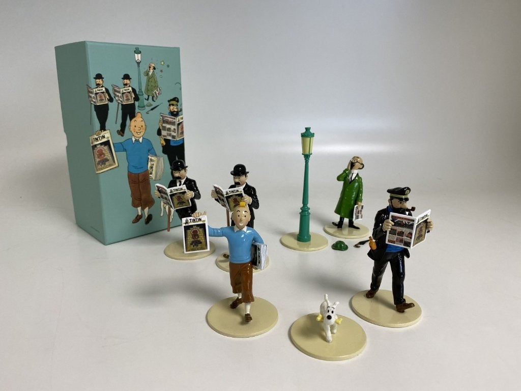 Lisez Tintin / Série complète, Enlèvement ou Envoi, Tintin, Neuf, Statue ou Figurine