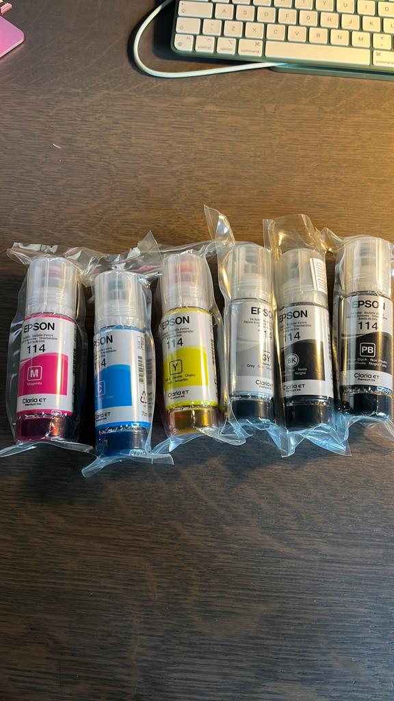Epson Claria 114 inkt set - Complete set voor heldere prints, Computers en Software, Printerbenodigdheden, Zo goed als nieuw, Ophalen