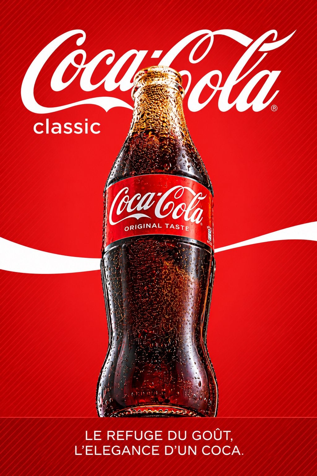 Metalen reclamebord Coca Cola classic retro vintage mancave, Ophalen of Verzenden, Nieuw, Reclamebord