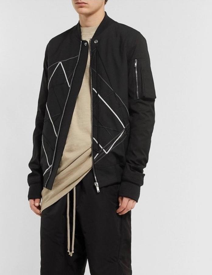 Rick Owens bomber jacket, Kleding | Heren, Jassen | Zomer, Nieuw, Maat 46 (S) of kleiner, Zwart, Ophalen of Verzenden