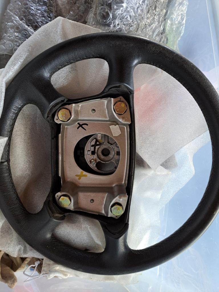 Porsche lederen stuur met airbag, Enlèvement, Utilisé, Porsche