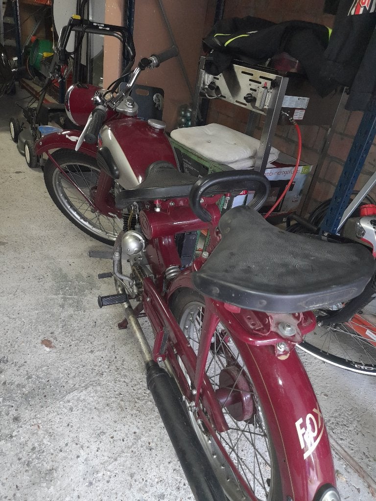 motorfiets nsu fox 125  oldtimer, Occasion, Autre