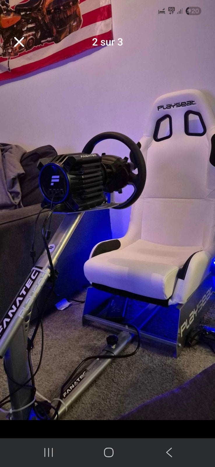 Fanatec GT DD Pro 8 Nm PS5 + Playseat Evolution OFFERT, Enlèvement