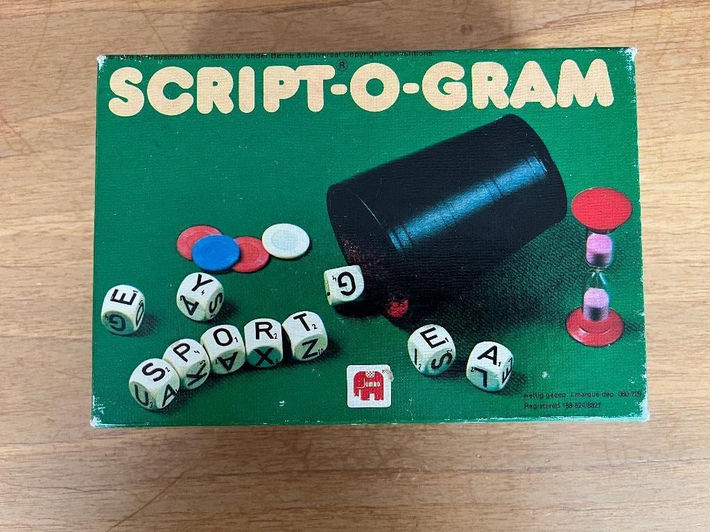 Script-o-gram, Hobby & Loisirs créatifs, Jeux de société | Autre, Utilisé, 1 ou 2 joueurs, Trois ou quatre joueurs, Cinq joueurs ou plus
