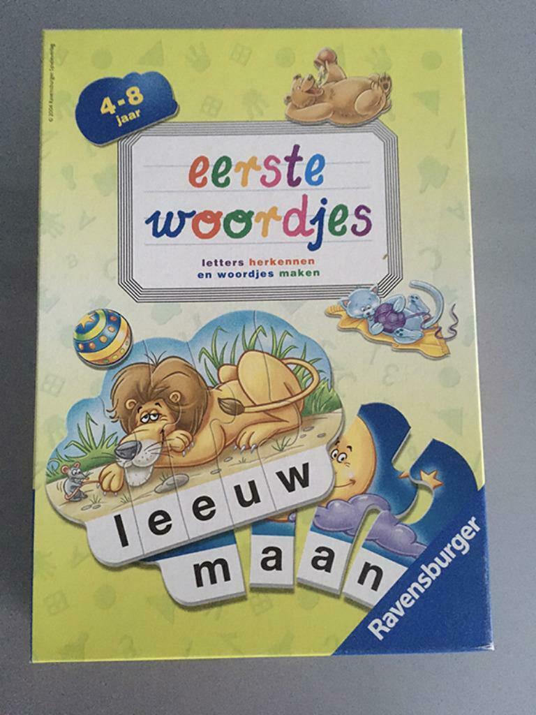 Ravensburger: Eerste woordjes (4-8 jaar), Ophalen, Meer dan 50 stukjes, Zo goed als nieuw, 4 tot 6 jaar