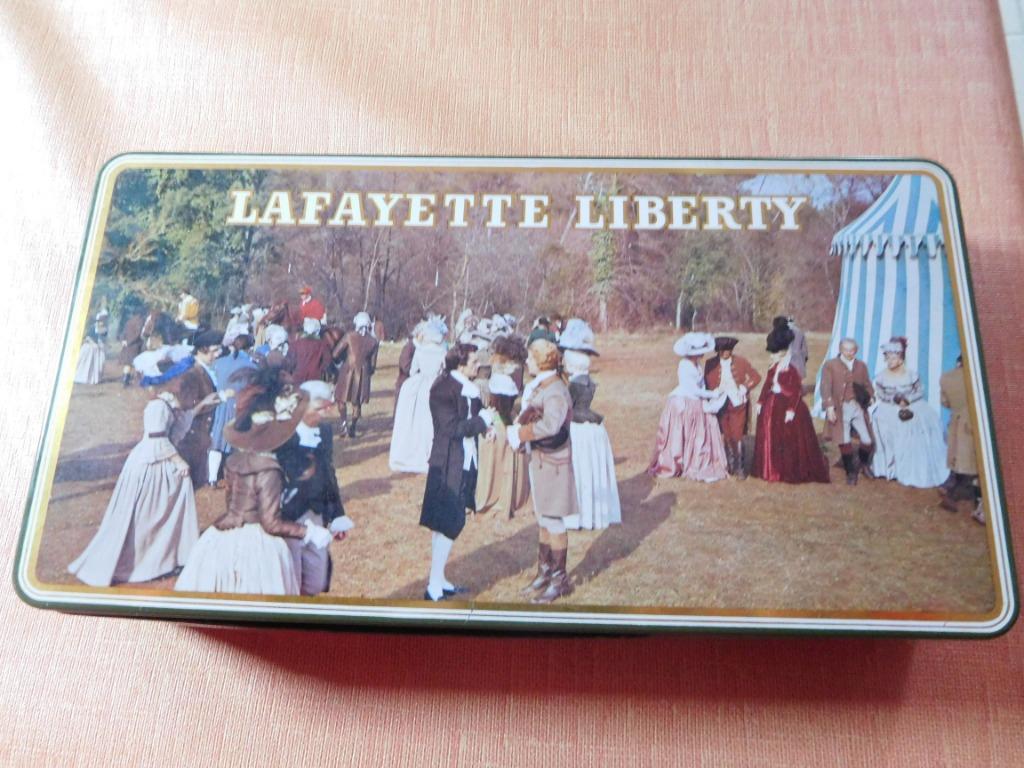 Jubilee Lafayette Liberty metalen sigarenkistje, Verzamelen, Ophalen of Verzenden, Zo goed als nieuw, Luciferdoosjes of -merken