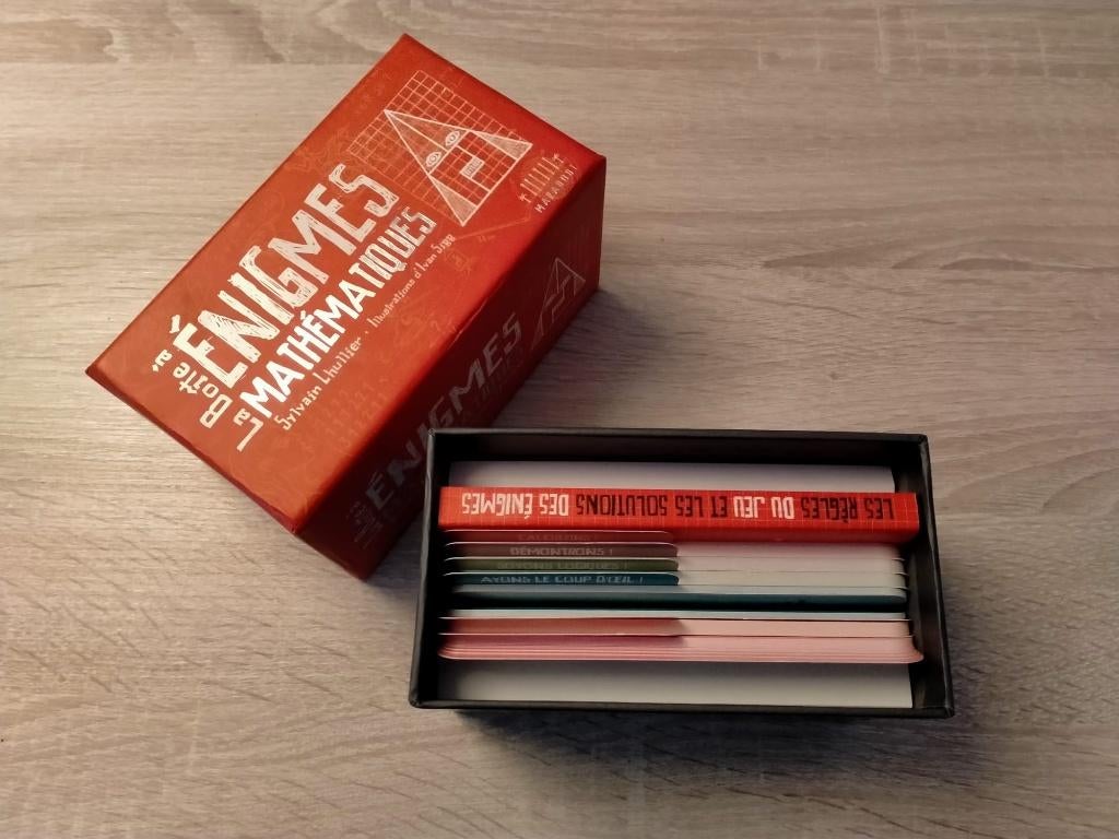 NEUF: Jeu La Boîte à énigmes mathématiques, 1 ou 2 joueurs, Enlèvement, Neuf, Marabout
