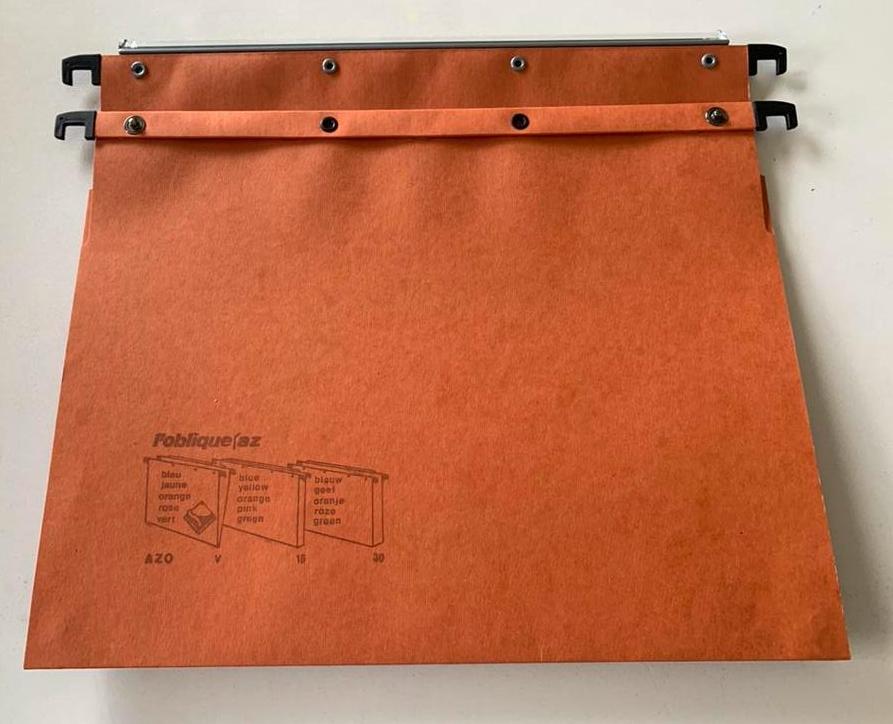 Hangmappen l’oblique/az  76 stuks  330/250 30mm oranje, Ophalen, Nieuw zonder verpakking