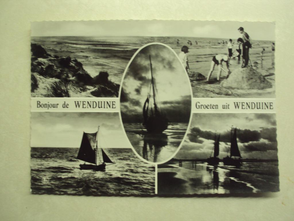 51023 - GROETEN UIT WENDUINE - 5 ZICHTEN, Verzamelen, Postkaarten | België, Ophalen of Verzenden