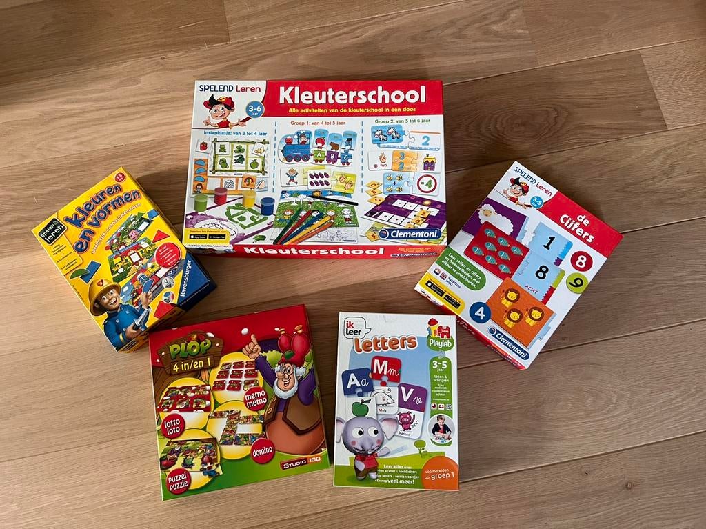 Pakket Spelend leren 3-5 jaar, Kinderen en Baby's, Speelgoed | Educatief en Creatief, Ophalen, Nieuw, Taal en Lezen