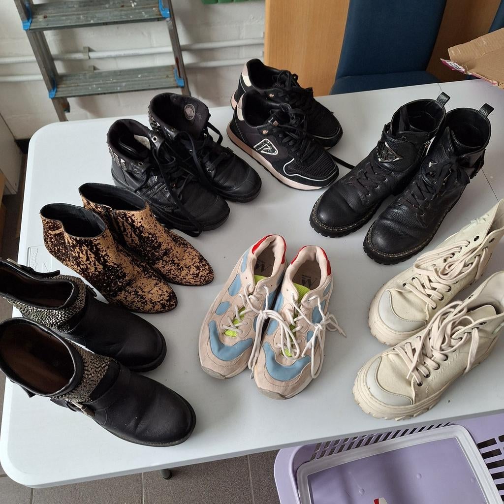7 paar dames merkschoenen, maat 36 /37 merkschoenen, Ophalen, Zo goed als nieuw