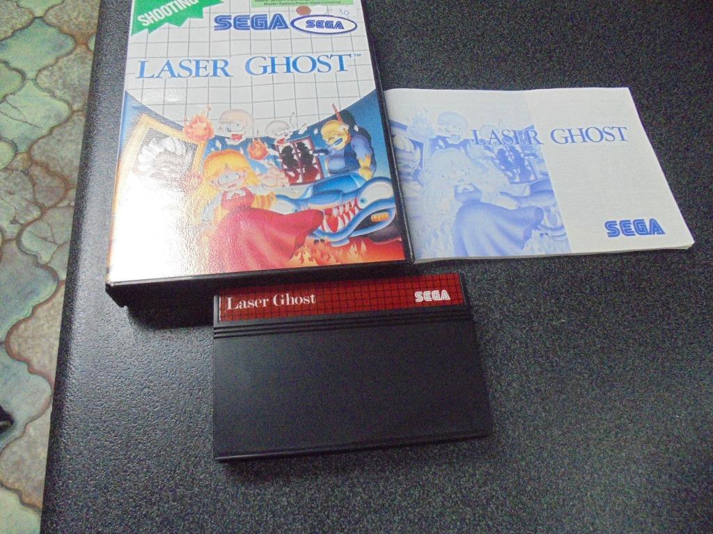 Sega Master System Laser Ghost (orig-compleet), Enlèvement ou Envoi, Utilisé, Master System