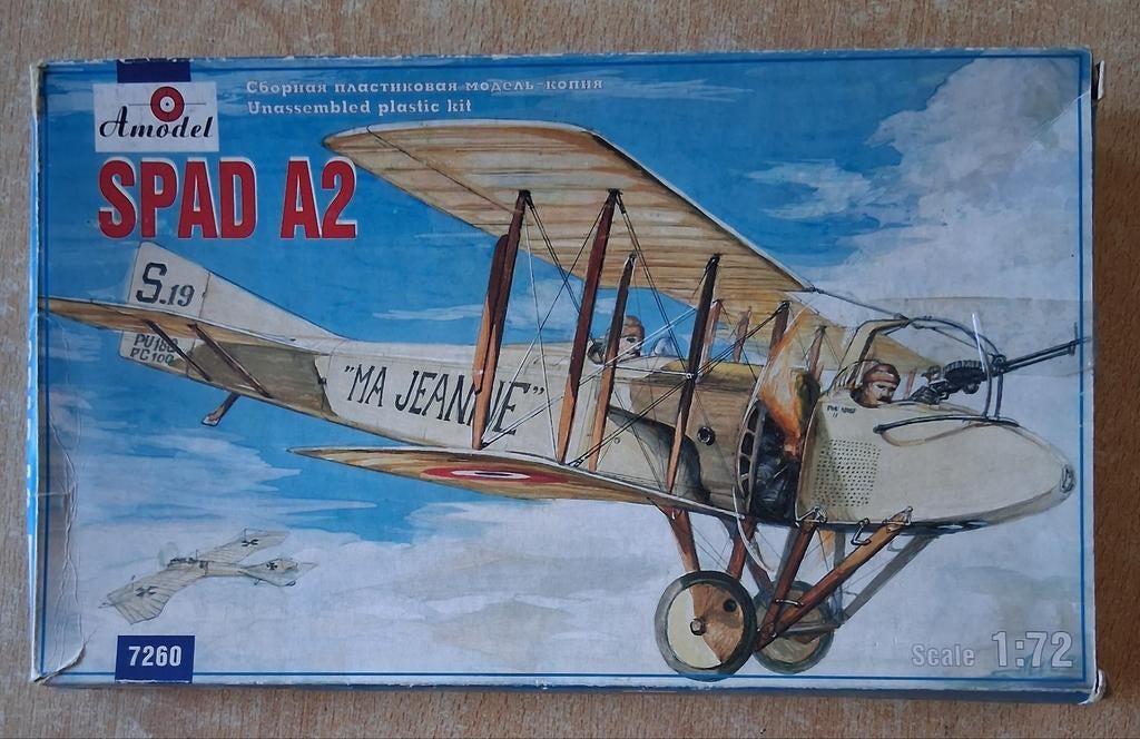 Spad A2, Amodel, 1/72, Neuf, Autres marques, Enlèvement ou Envoi, 1:72 à 1:144