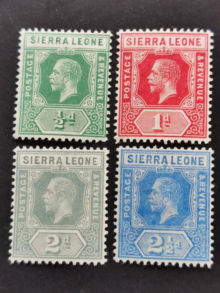 Sierra Leone 1912 - Roi George V*, Enlèvement ou Envoi, Autres pays, Non oblitéré