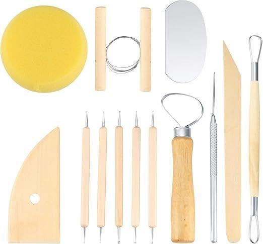ensemble d'outils de poterie | LIVRAISON GRATUITE, Hobby & Loisirs créatifs, Poterie, Neuf, -, -, HAOCHEN