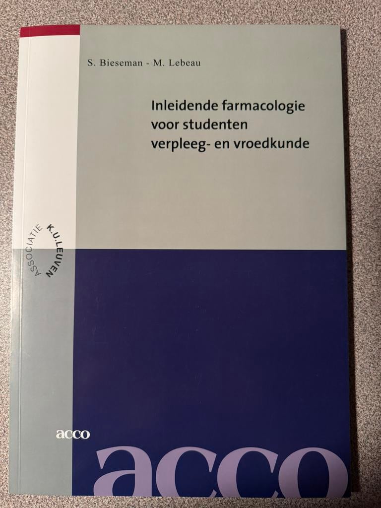 Inleidende farmacologie voor studenten verpleeg- en vroedkun, Ophalen, Nieuw, Bieseman Steven