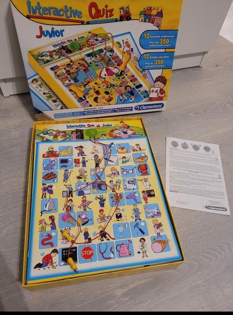 Clementoni interactieve quiz junior, Ophalen of Verzenden, Zo goed als nieuw