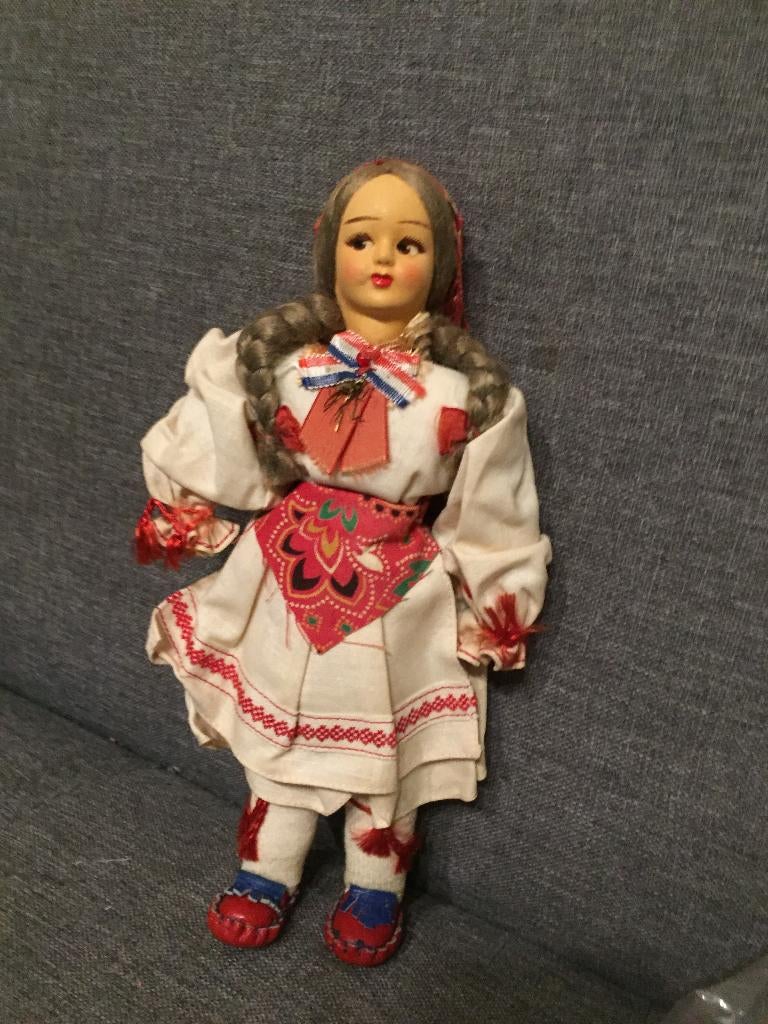 Antieke traditionele  popje Friesland Nederland, Ophalen of Verzenden