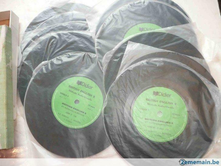 cours d'anglais sur disques vinyle ( série 1 à 10-33 tr ), Divers, Fournitures scolaires, Neuf, Enlèvement ou Envoi
