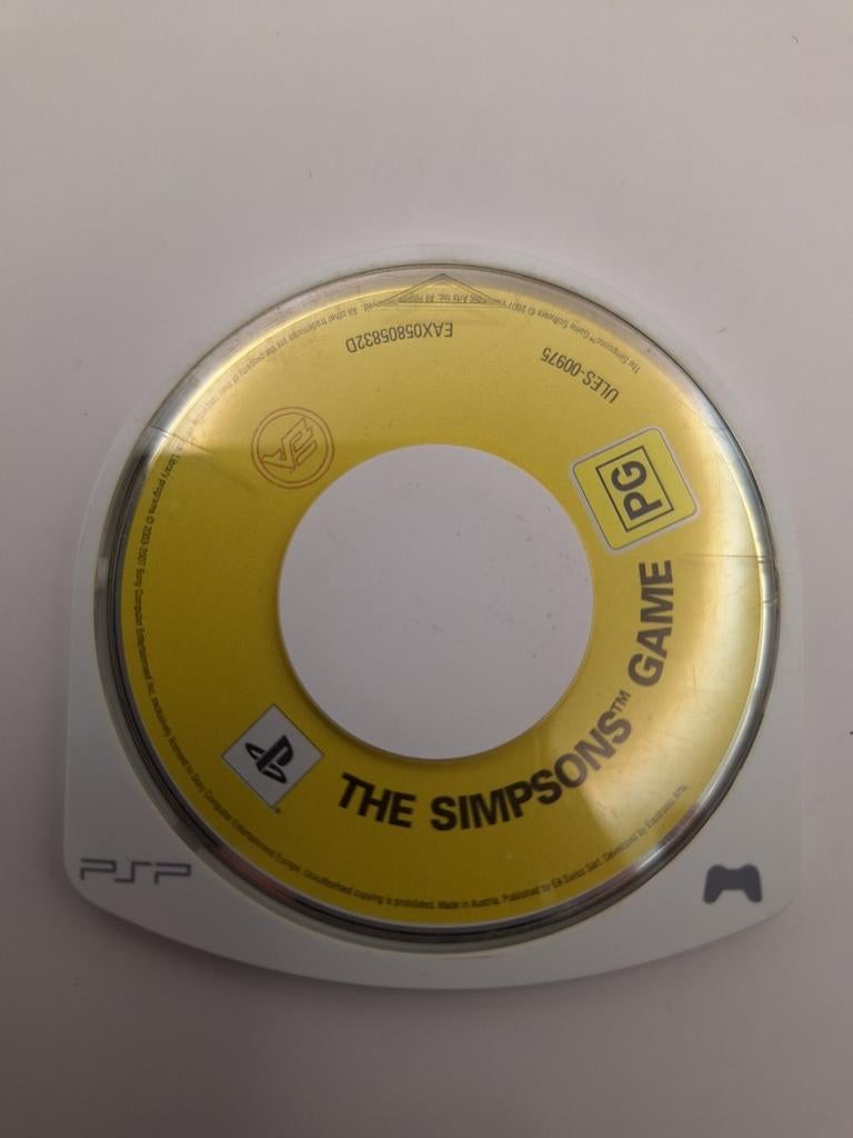 The Simpsons Game PSP, Games en Spelcomputers, Overflocomputers, Gebruikt, 1 speler, Ophalen of Verzenden