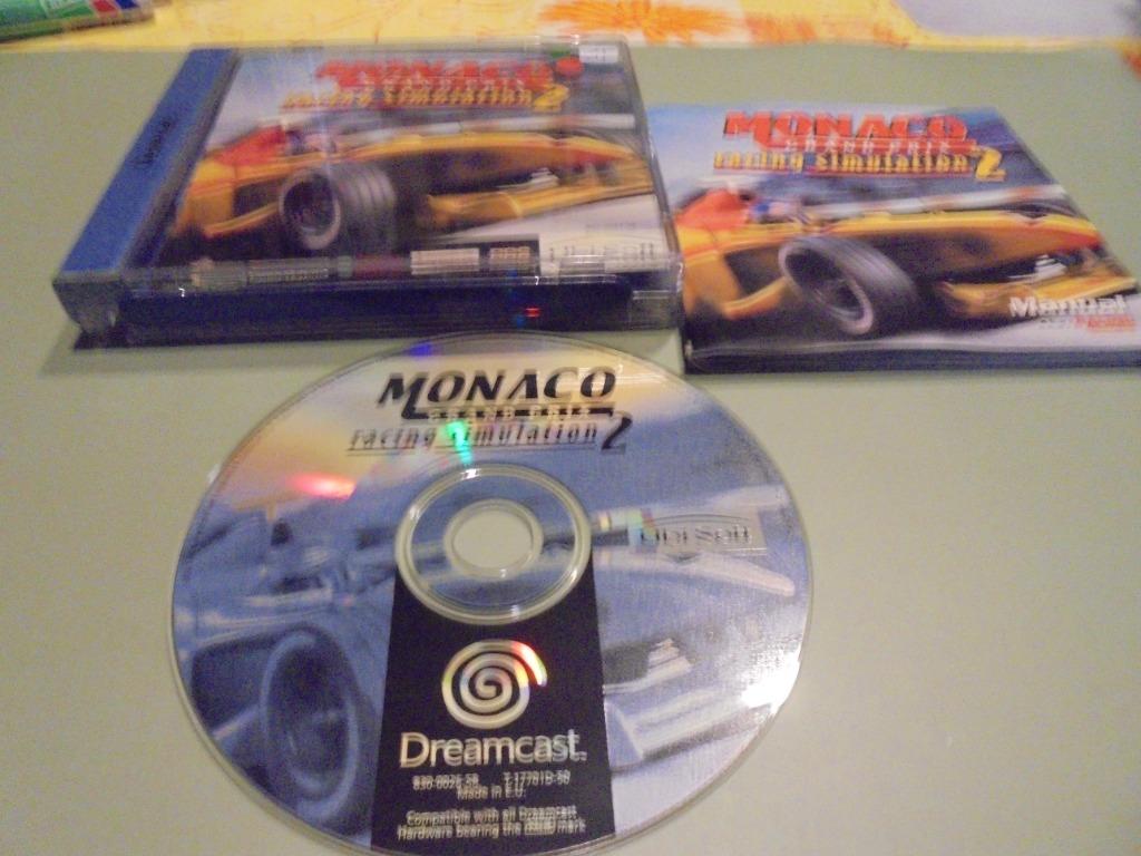 Dreamcast Monaco Grand Prix Racing Simulator 2 (CIB), Consoles de jeu & Jeux vidéo, Jeux | Sega, Enlèvement ou Envoi, 2 joueurs