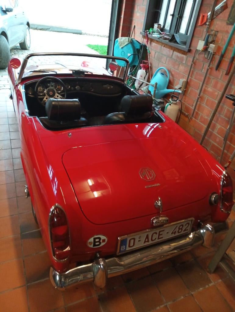 Mg midget 1962, Autos, Achat, Boîte manuelle, Noir, 2 portes
