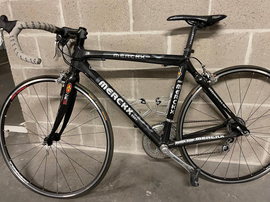 Koersfiets, Fietsen en Brommers, Fietsen | Racefietsen, Carbon, 10 tot 15 versnellingen, Heren, Zo goed als nieuw